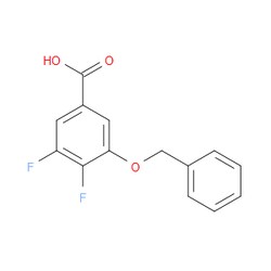 Aobchem&nbsp;3-(Benzyloxy)-4 5-difluorobenzoic acid | ≥95% | CAS 2764728-25-6 | C14H10F2O3 | 5g