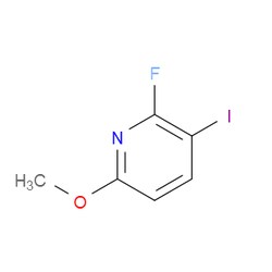 Aobchem&nbsp;2-Fluoro-3-iodo-6-methoxypyridine | ≥97% | CAS 1227177-92-5 | C6H5FINO | 5g