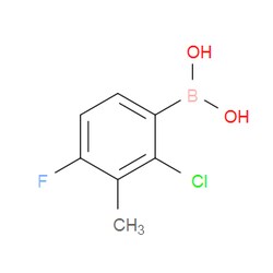 Aobchem&nbsp;(2-Chloro-4-fluoro-3-methylphenyl)boronic acid | ≥97% | CAS 2304633-76-7 | C7H7BClFO2 | 5g