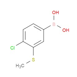 Aobchem&nbsp;(4-Chloro-3-(methylthio)phenyl)boronic acid | ≥97% | CAS 935782-76-6 | C7H8BClO2S | 5g