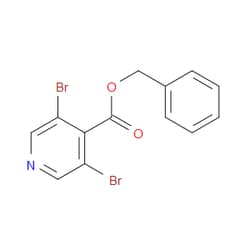 Aobchem&nbsp;Phenylmethyl 3 5-dibromopyridine-4-carboxylate | ≥97% | CAS 2121512-31-8 | C13H9Br2NO2 | 5g