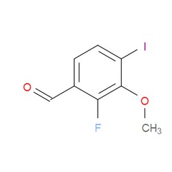 Aobchem&nbsp;2-Fluoro-4-iodo-3-methoxybenzaldehyde | ≥97% | CAS 861928-23-6 | C8H6FIO2 | 10g