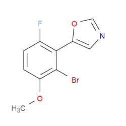 Aobchem&nbsp;5-(2-Bromo-6-fluoro-3-methoxyphenyl)oxazole | ≥97% | CAS 2364585-09-9 | C10H7BrFNO2 | 5g
