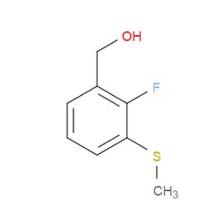 Aobchem&nbsp;(2-Fluoro-3-(methylthio)phenyl)methanol | ≥97% | CAS 1540621-68-8 | C8H9FOS | 10g