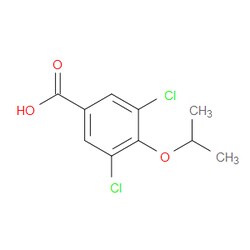 Aobchem&nbsp;3 5-Dichloro-4-isopropoxybenzoic acid | ≥97% | CAS 41490-10-2 | C10H10Cl2O3 | 5g