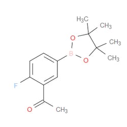 Aobchem&nbsp;3-Acetyl-4-fluorophenylboronic acid pinacol ester | ≥97% | CAS 3050888-31-5 | C14H18BFO3 | 5g