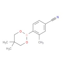 Aobchem&nbsp;4-(5 5-Dimethyl-1 3 2-dioxaborinan-2-yl)-3-methyl-benzonitrile | ≥97% | CAS 2231089-47-5 | C13H16BNO2 | 5g