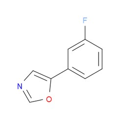 Aobchem&nbsp;5-(3-Fluorophenyl)oxazole | ≥95% | CAS 243455-58-5 | C9H6FNO | 10g
