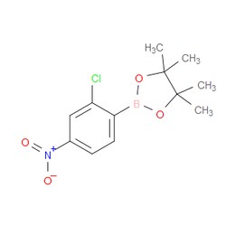 Aobchem&nbsp;2-Chloro-4-nitrophenylboronic acid  pinacol ester | ≥97% | CAS 1426804-80-9 | C12H15BClNO4 | 5g