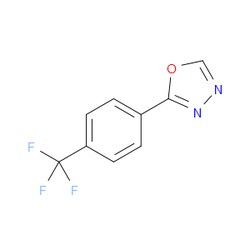 Aobchem&nbsp;2-(4-(Trifluoromethyl)phenyl)-1 3 4-oxadiazole | ≥97% | CAS 477886-85-4 | C9H5F3N2O | 5g
