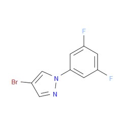 Aobchem&nbsp;4-Bromo-1-(3 5-difluorophenyl)-1H-pyrazole | ≥95% | CAS 1353855-14-7 | C9H5BrF2N2 | 1g