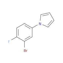 Aobchem&nbsp;1-(3-Bromo-4-fluorophenyl)-1H-pyrrole | ≥97% | CAS 1565984-98-6 | C10H7BrFN | 5g