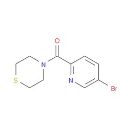 Aobchem&nbsp;(5-Bromopyridin-2-yl)(thiomorpholino)methanone | ≥97% | CAS 1410447-25-4 | C10H11BrN2OS | 5g