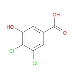 Aobchem&nbsp;3 4-Dichloro-5-hydroxybenzoic acid | ≥97% | CAS 63001-36-5 | C7H4Cl2O3 | 5g