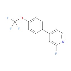 Aobchem&nbsp;2-Fluoro-4-(4-(trifluoromethoxy)phenyl)pyridine | ≥97% | CAS 1261656-26-1 | C12H7F4NO | 5g
