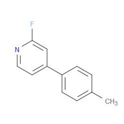 Aobchem&nbsp;2-Fluoro-4-(4-methylphenyl)-pyridine | ≥97% | CAS 2179038-23-2 | C12H10FN | 5g