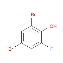 Aobchem&nbsp;2 4-Dibromo-6-fluorophenol | ≥97% | CAS 576-86-3 | C6H3Br2FO | 100g