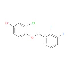 Aobchem&nbsp;1-((4-Bromo-2-chlorophenoxy)methyl)-2 3-difluorobenzene | ≥97% | CAS 2734776-81-7 | C13H8BrClF2O | 10g