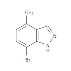 Aobchem&nbsp;7-Bromo-4-methyl-1H-indazole | ≥97% | CAS 1257535-46-8 | C8H7BrN2 | 5g