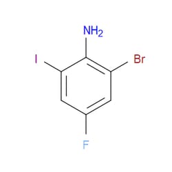Aobchem&nbsp;2-Bromo-4-fluoro-6-iodoaniline | ≥95% | CAS 1447606-71-4 | C6H4BrFIN | 5g