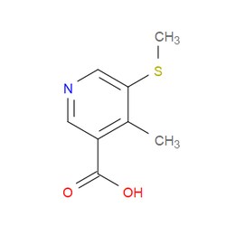 Aobchem&nbsp;4-Methyl-5-(methylsulfanyl)pyridine-3-carboxylic acid | ≥97% | CAS 2145093-85-0 | C8H9NO2S | 10g