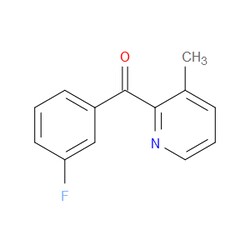Aobchem&nbsp;(3-Fluorophenyl)(3-methyl-2-pyridinyl)methanone | ≥95% | CAS 1187171-05-6 | C13H10FNO | 5g