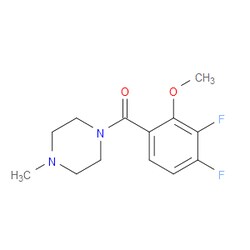 Aobchem&nbsp;(3 4-Difluoro-2-methoxyphenyl)(4-methylpiperazin-1-yl)methanone | ≥97% | CAS 2734778-27-7 | C13H16F2N2O2 | 5g
