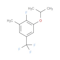 Aobchem&nbsp;2-Fluoro-1-isopropoxy-3-methyl-5-(trifluoromethyl)benzene | ≥97% | CAS 2734772-80-4 | C11H12F4O | 5g