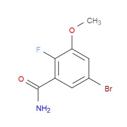 Aobchem&nbsp;5-Bromo-2-fluoro-3-methoxybenzamide | ≥97% | CAS 2090556-93-5 | C8H7BrFNO2 | 5g