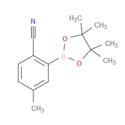 Aobchem&nbsp;4-Methyl-2-(4 4 5 5-tetramethyl-1 3 2-dioxaborolan-2-yl) benzonitrile | ≥95% | CAS 863868-22-8 | C14H18BNO2 | 5g