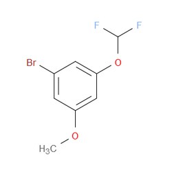 Aobchem&nbsp;1-Bromo-3-(difluoromethoxy)-5-methoxybenzene | ≥97% | CAS 1261446-31-4 | C8H7BrF2O2 | 10g