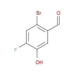 Aobchem&nbsp;2-Bromo-4-fluoro-5-hydroxybenzaldehyde | ≥97% | CAS 1262989-52-5 | C7H4BrFO2 | 5g
