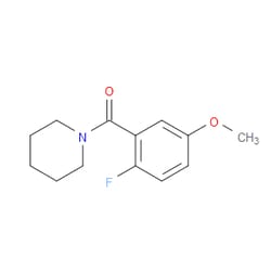 Aobchem&nbsp;(2-Fluoro-5-methoxyphenyl)(piperidin-1-yl)methanone | ≥97% | CAS 2734774-26-4 | C13H16FNO2 | 5g