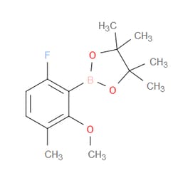 Aobchem&nbsp;6-Fluoro-2-methoxy-3-methylphenylboronic acid pinacol ester | ≥97% | CAS 2121513-01-5 | C14H20BFO3 | 10g