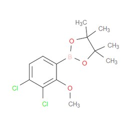 Aobchem&nbsp;2-(3 4-Dichloro-2-methoxyphenyl)-4 4 5 5-tetramethyl-1 3 2-dioxaborolane | ≥97% | CAS 2121513-28-6 | C13H17BCl2O3 | 5g