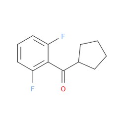 Aobchem&nbsp;Cyclopentyl(2 6-difluorophenyl)methanone | ≥95% | CAS 1339769-34-4 | C12H12F2O | 5g