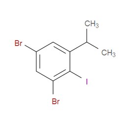 Aobchem&nbsp;1 5-Dibromo-2-iodo-3-isopropylbenzene | ≥95% | CAS 1160575-04-1 | C9H9Br2I | 5g
