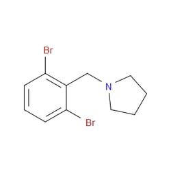Aobchem&nbsp;1-(2 6-Dibromobenzyl)pyrrolidine | ≥95% | CAS 1414870-52-2 | C11H13Br2N | 5g