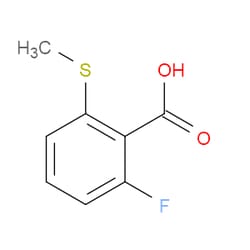 Aobchem&nbsp;2-Fluoro-6-(methylsulfanyl)benzoic acid | ≥97% | CAS 1516052-88-2 | C8H7FO2S | 5g