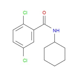 Aobchem&nbsp;2 5-Dichloro-N-cyclohexylbenzamide | ≥97% | CAS 329930-90-7 | C13H15Cl2NO | 5g