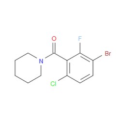Aobchem&nbsp;(3-Bromo-6-chloro-2-fluorophenyl)(piperidin-1-yl)methanone | ≥95% | CAS 2504203-91-0 | C12H12BrClFNO | 5g