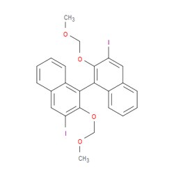 Aobchem&nbsp;(S)-3 3 -diiodo-2 2 -bis(methoxymethoxy)-1 1 -binaphthalene | ≥97% | CAS 219583-87-6 | C24H20I2O4 | 25g