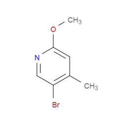 Aobchem&nbsp;5-Bromo-2-methoxy-4-methylpyridine | ≥97% | CAS 164513-39-7 | C7H8BrNO | 25g