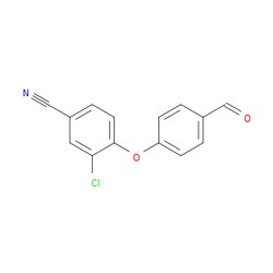 Aobchem&nbsp;3-Chloro-4-(4-formylphenoxy)benzonitrile | ≥97% | CAS 676494-58-9 | C14H8ClNO2 | 5g