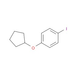 Aobchem&nbsp;1-(Cyclopentyloxy)-4-iodobenzene | ≥95% | CAS 156575-20-1 | C11H13IO | 10g