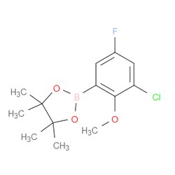 Aobchem&nbsp;3-Chloro-5-fluoro-2-methoxyphenylboronic acid pinacol ester | ≥97% | CAS 2121514-87-0 | C13H17BClFO3 | 500mg