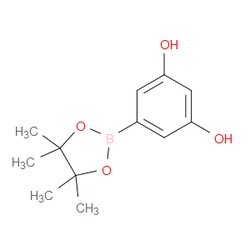 Aobchem&nbsp;5-(4 4 5 5-Tetramethyl-1 3 2-dioxaborolan-2-yl)benzene-1 3-diol | ≥95% | CAS 1352134-72-5 | C12H17BO4 | 500mg