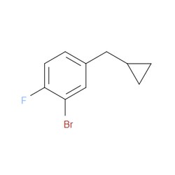 Aobchem&nbsp;2-Bromo-4-(cyclopropylmethyl)-1-fluorobenzene | ≥97% | CAS 1369790-33-9 | C10H10BrF | 5g