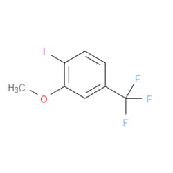 Aobchem&nbsp;1-Iodo-2-methoxy-4-(trifluoromethyl)benzene | ≥95% | CAS 1261752-45-7 | C8H6F3IO | 1g