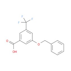 Aobchem&nbsp;3-(Benzyloxy)-5-(trifluoromethyl)benzoic acid | ≥95% | CAS 53985-39-0 | C15H11F3O3 | 1g